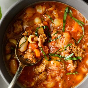 Italian Sausage White Bean Soup