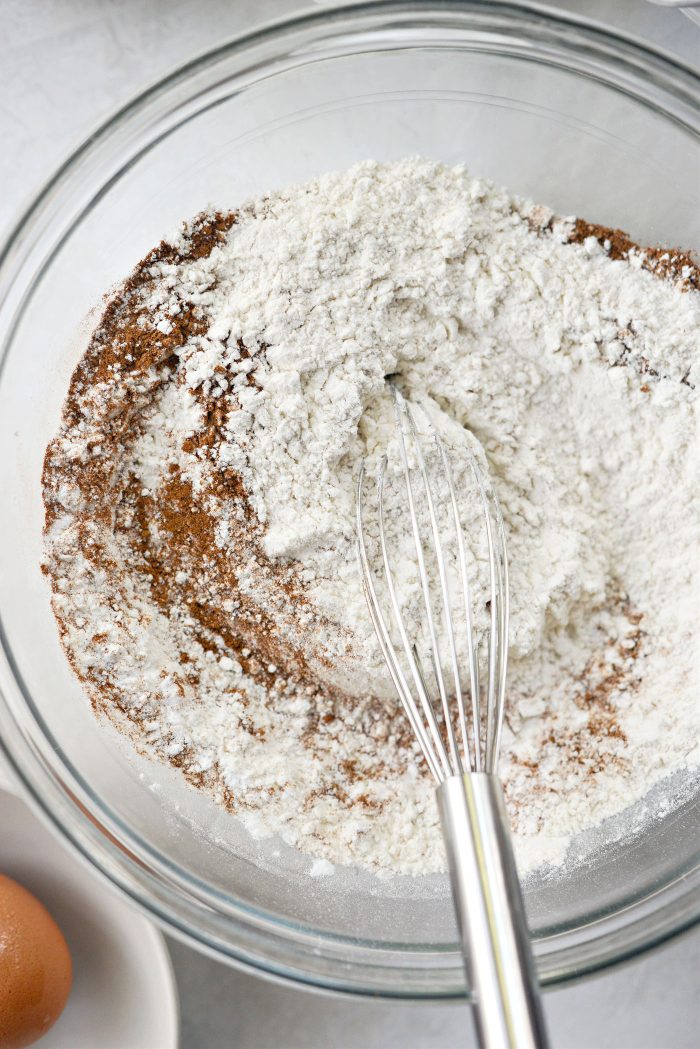 Measure and add dry ingredients to a bowl