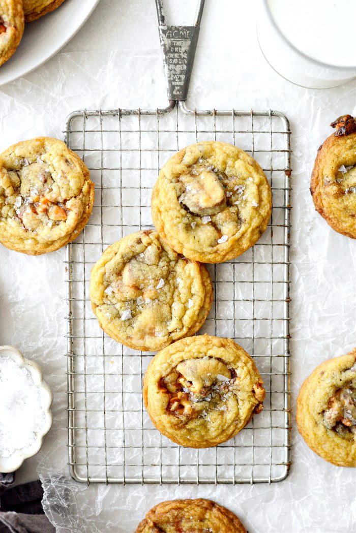 Salted Snickers Cookies