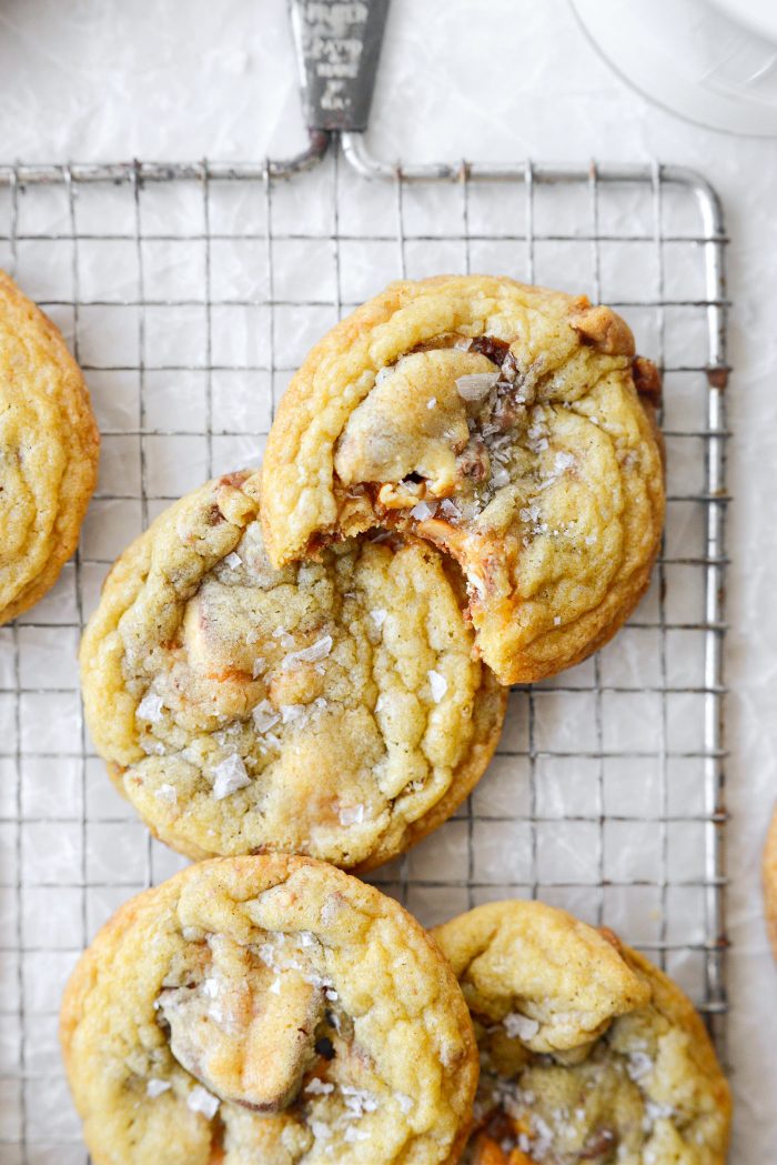 Salted Snickers Cookies