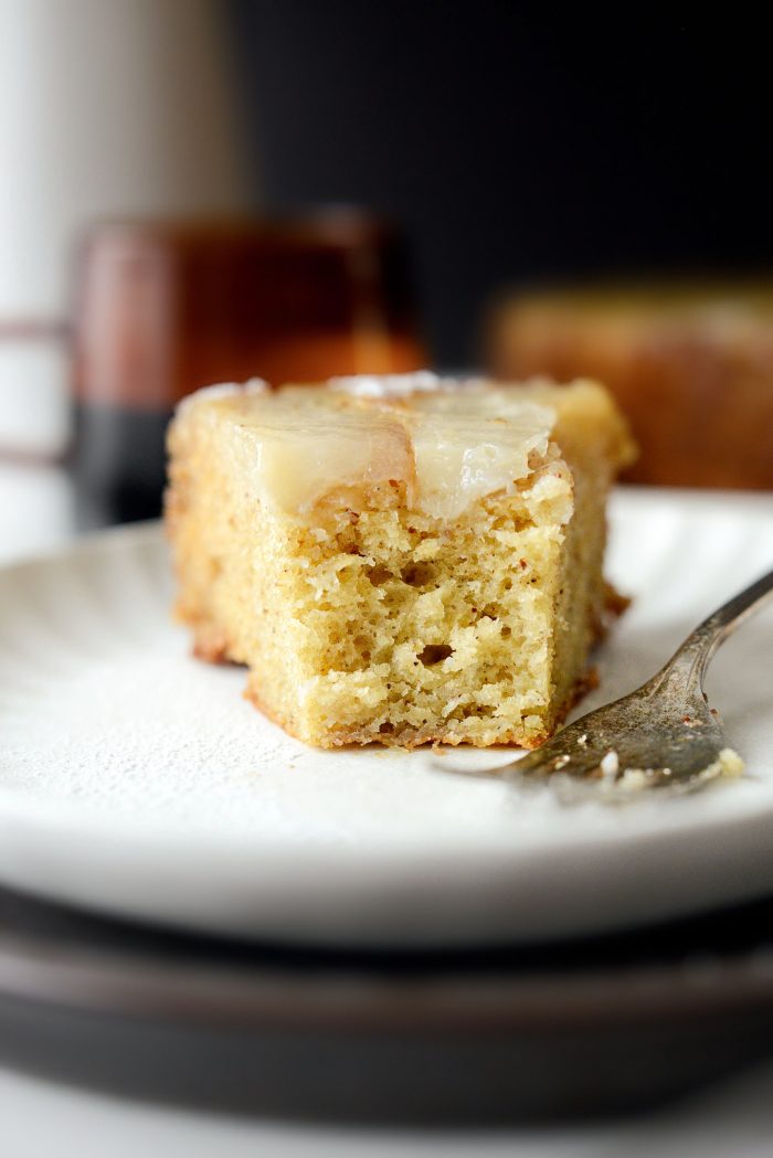 Ginger Pear Upside Down Cake