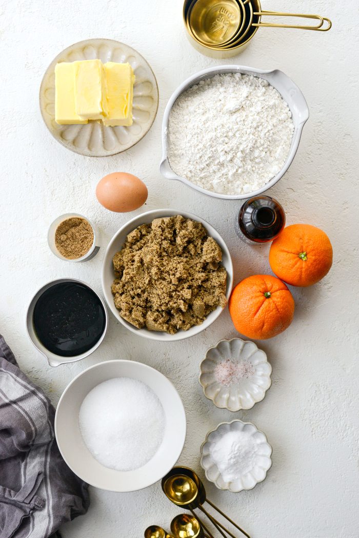 Orange Cardamom Cookies ingredients