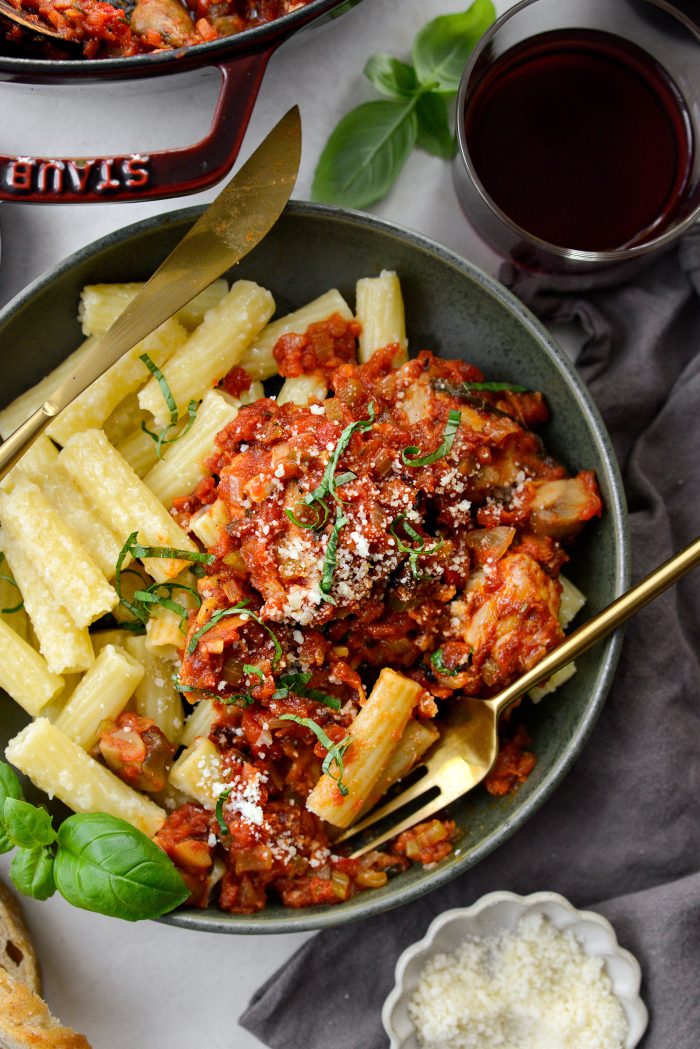 One Pot Chicken Cacciatore