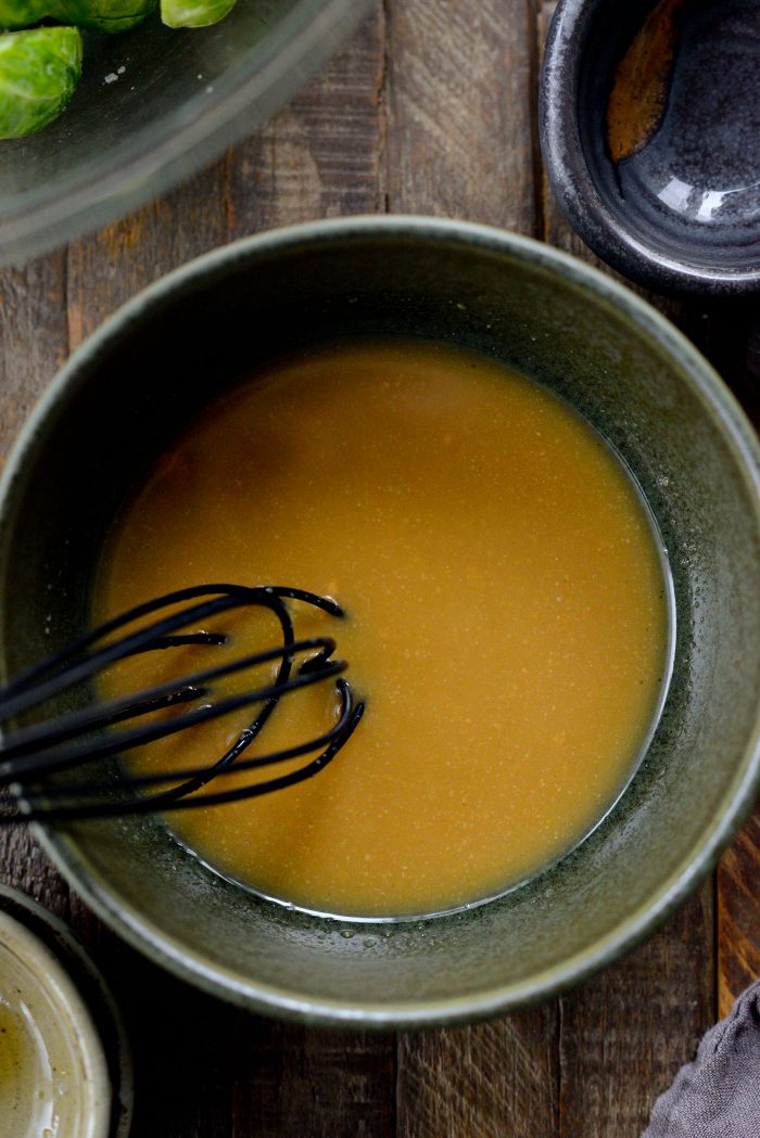 whisk glaze ingredients