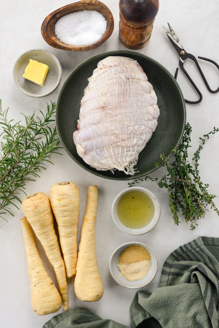 ingredients Herb Roasted Turkey Breast with Parsnips