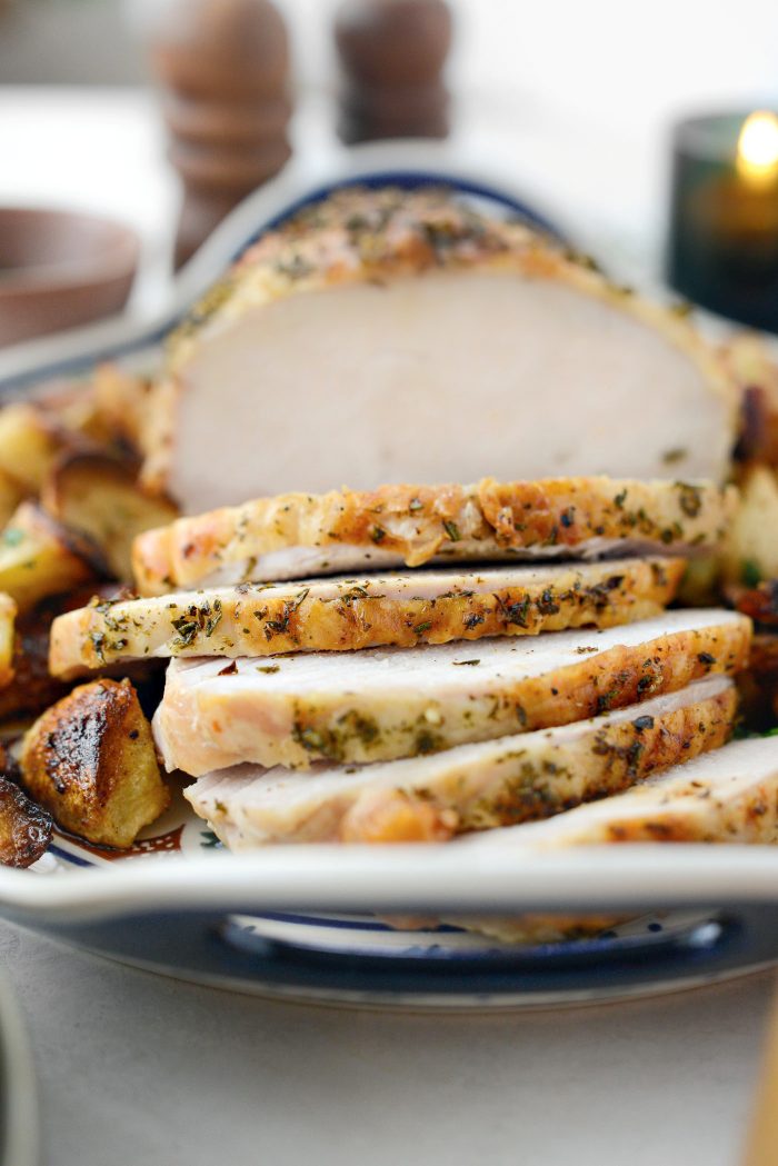 Herb Roasted Turkey Breast with Parsnips