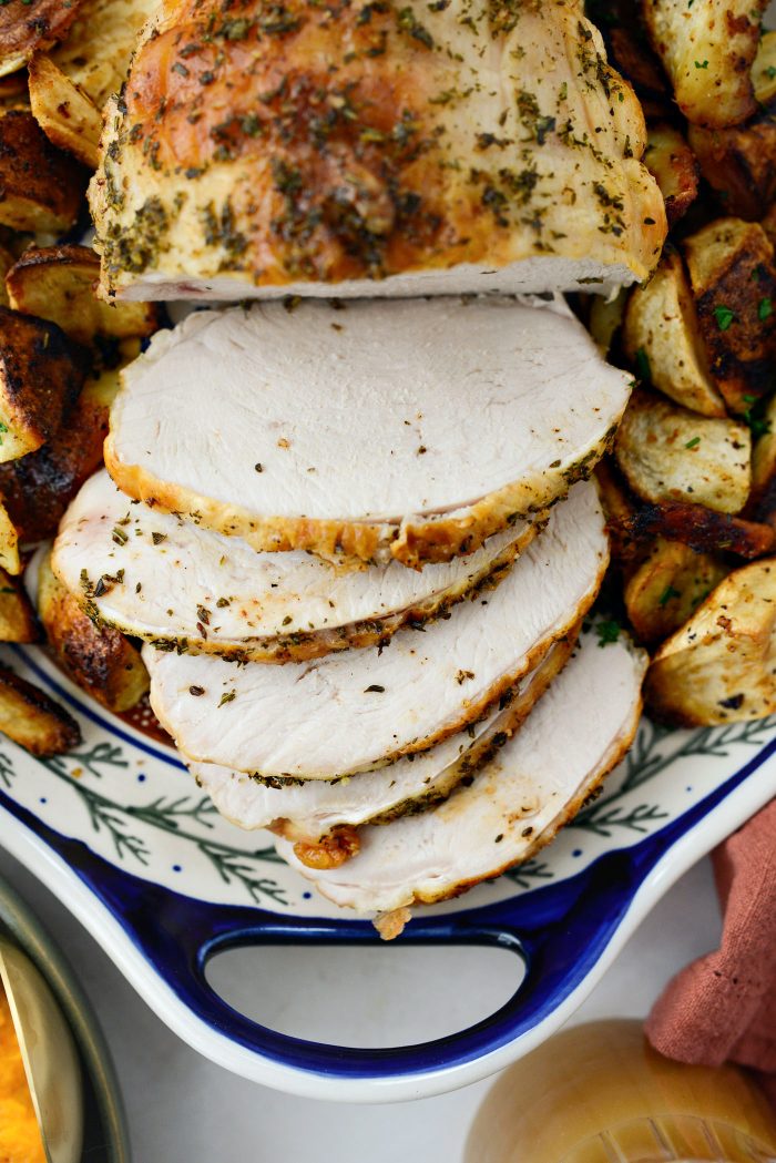 Herb Roasted Turkey Breast with Parsnips