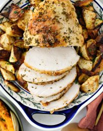 Herb Roasted Turkey Breast with Parsnips