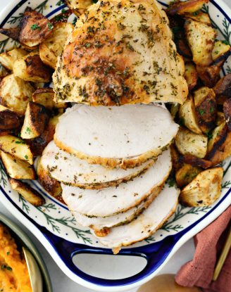 Herb Roasted Turkey Breast with Parsnips