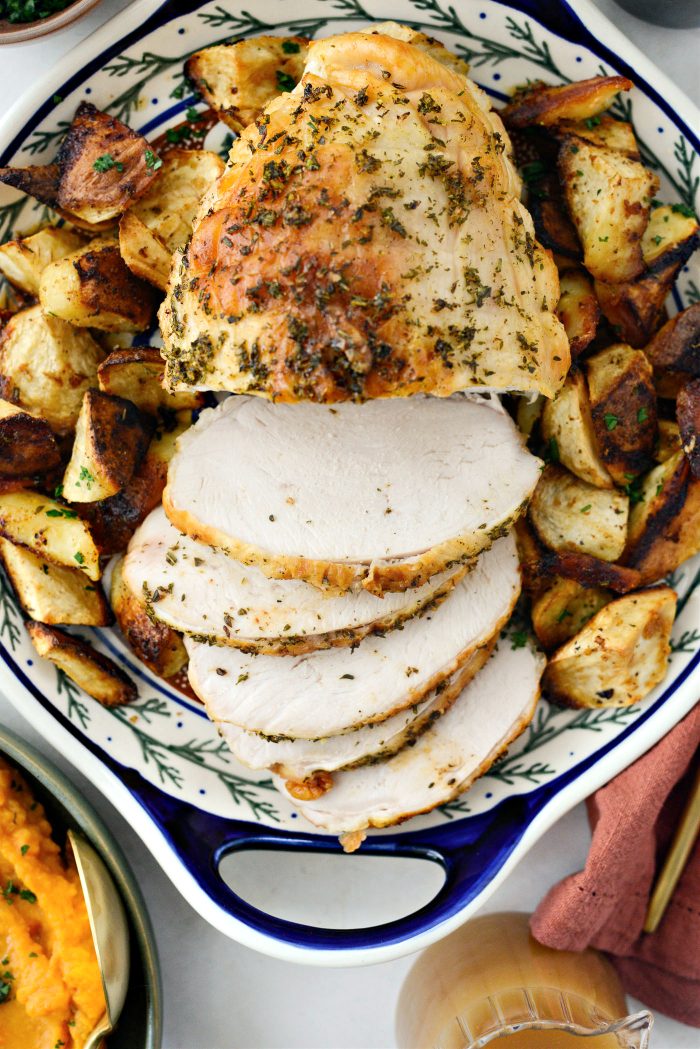 Herb Roasted Turkey Breast with Parsnips