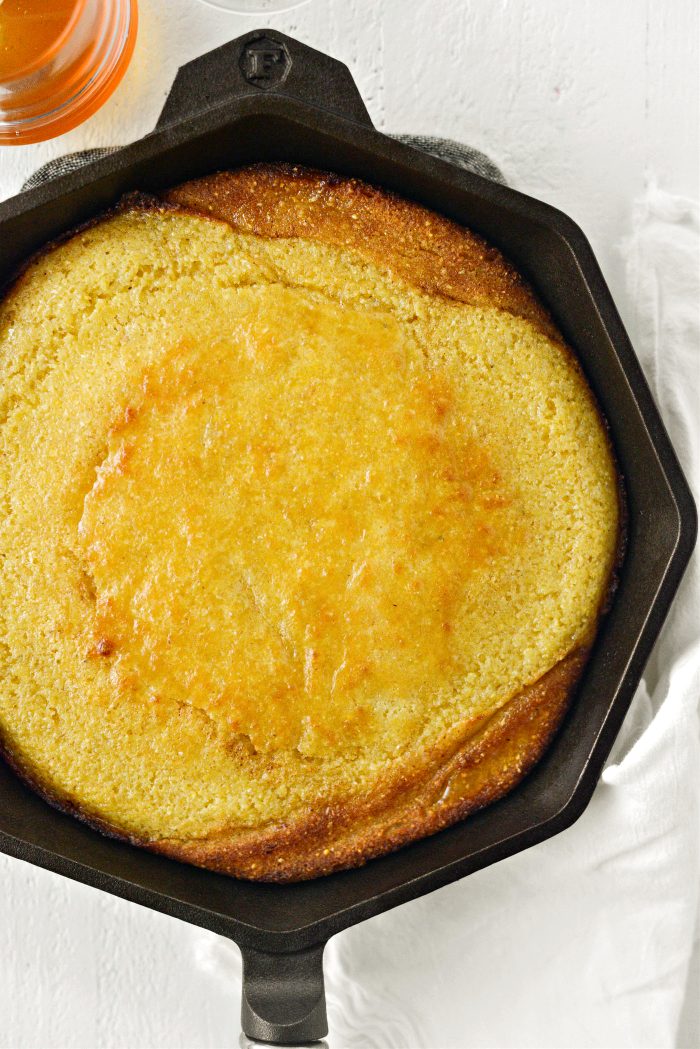 Honey Butter Glazed Cornbread