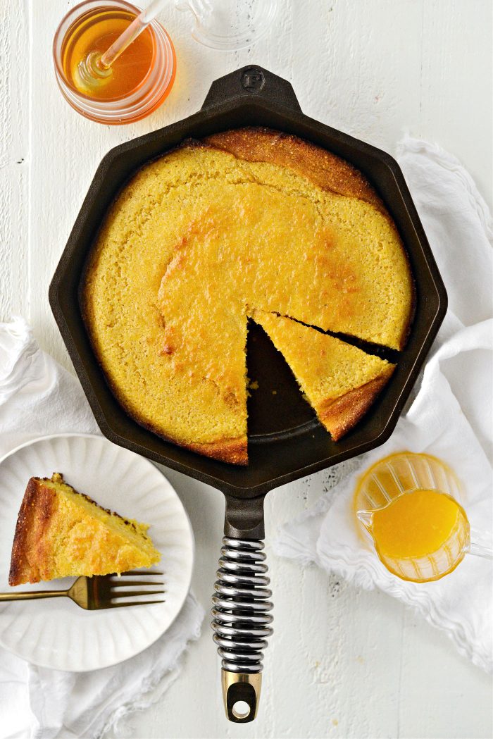 Honey Butter Glazed Cornbread