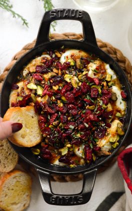 Hot Honey Goat Cheese Dip