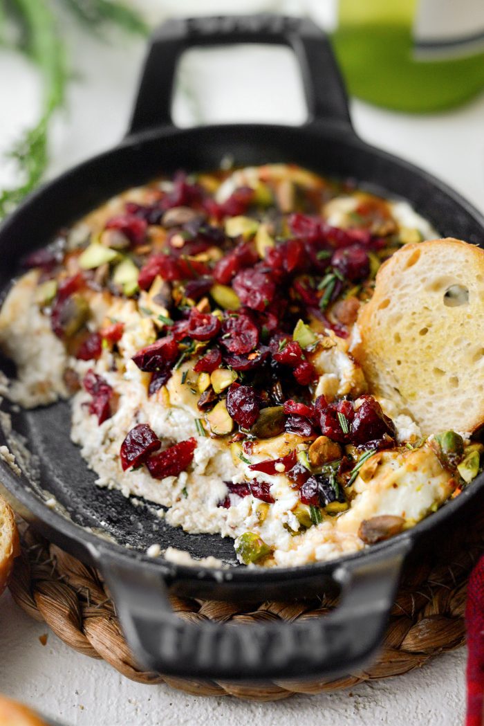 Hot Honey Goat Cheese Dip