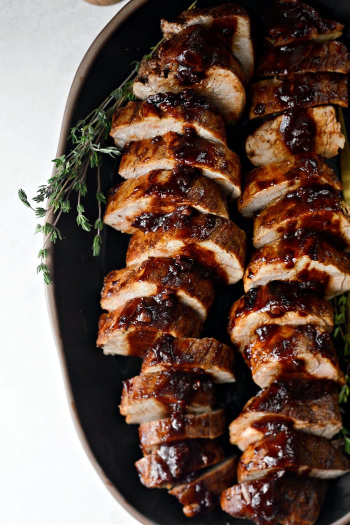 Chipotle Pomegranate Glazed Pork Tenderloin