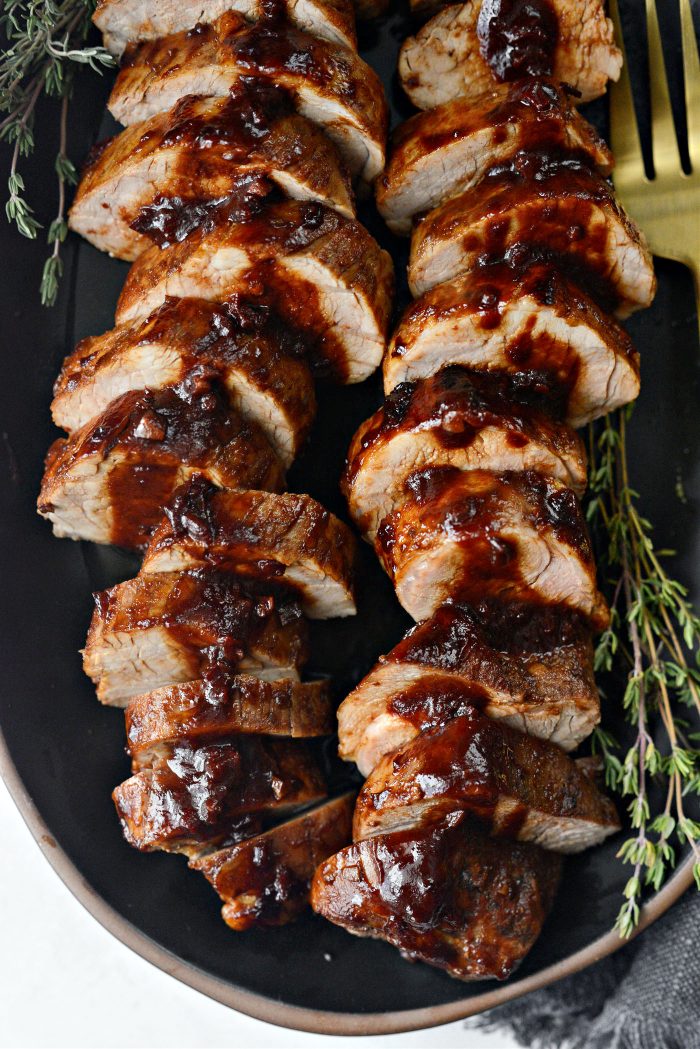 Chipotle Pomegranate Glazed Pork Tenderloin