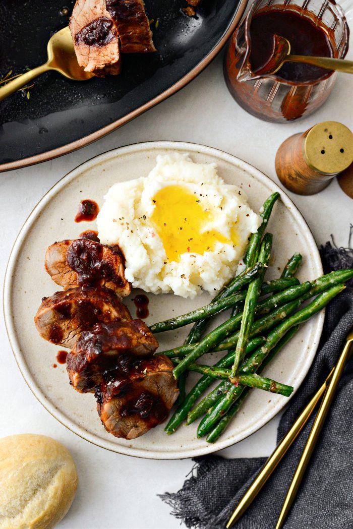 Chipotle Pomegranate Glazed Pork Tenderloin