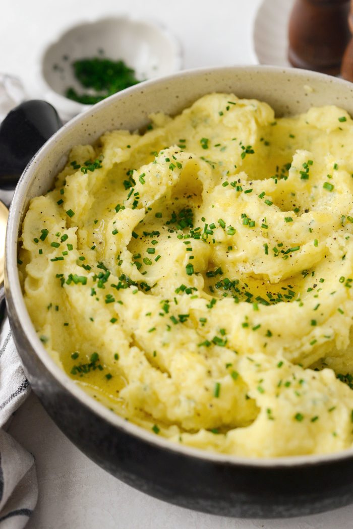 Crème Fraîche and Chive Mashed Potatoes