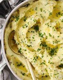 Crème Fraîche and Chive Mashed Potatoes