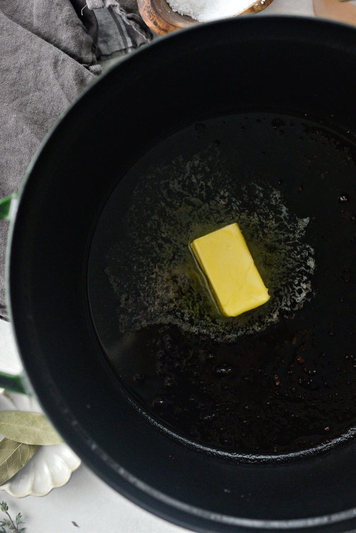 butter in pot