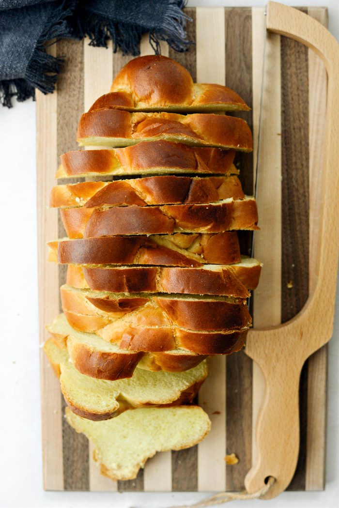 slice challah