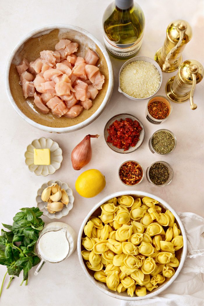 Marry Me Chicken Tortellini ingredients