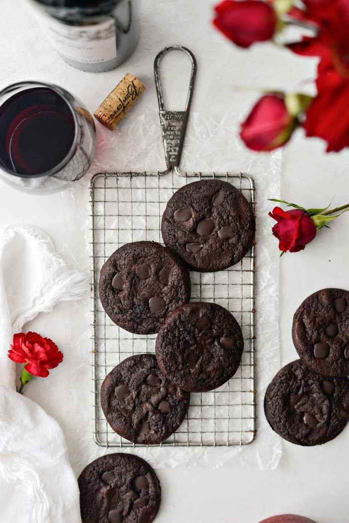 Double Dark Chocolate Merlot Cookies