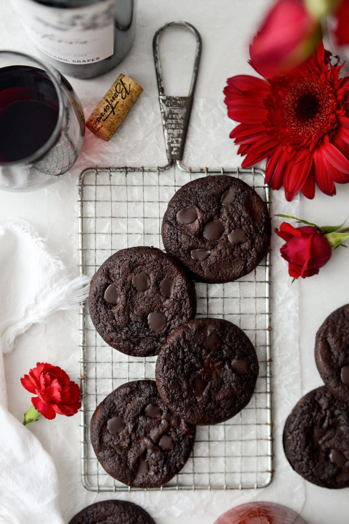 Double Dark Chocolate Merlot Cookies