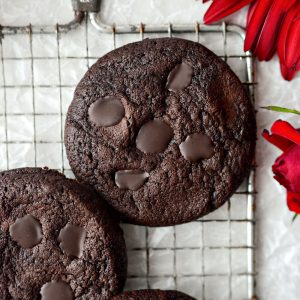 Double Dark Chocolate Merlot Cookies