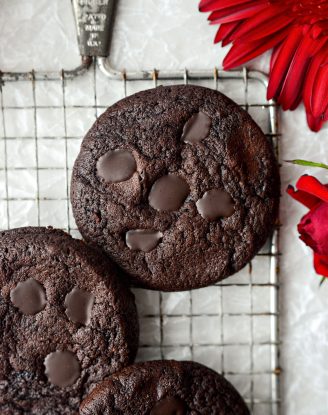 Double Dark Chocolate Merlot Cookies