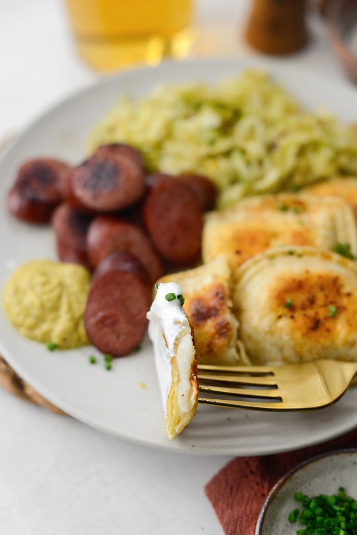 Sheet Pan Pierogies and Kielbasa