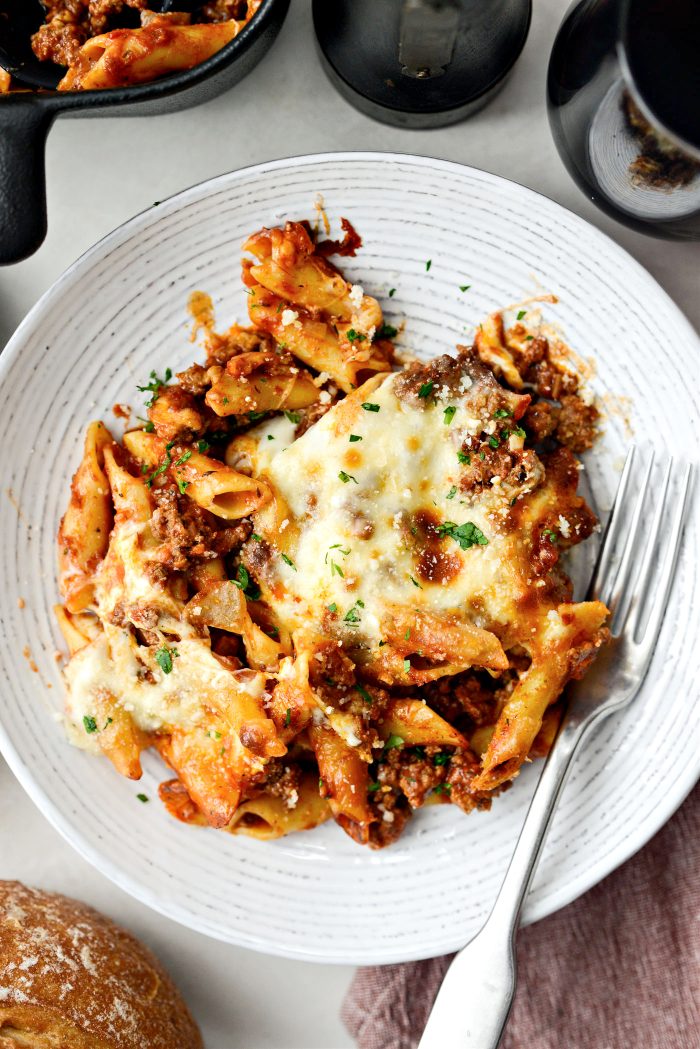 Baked Mostaccioli