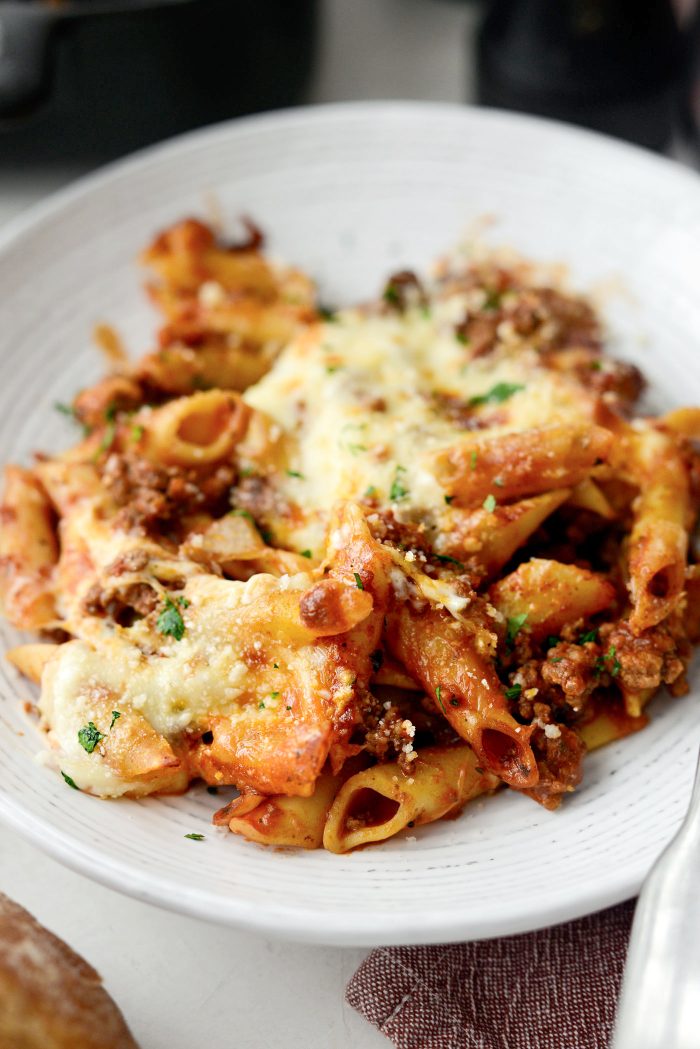 Baked Mostaccioli