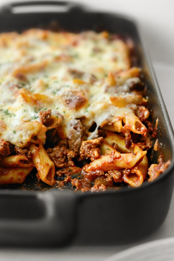 Baked Mostaccioli